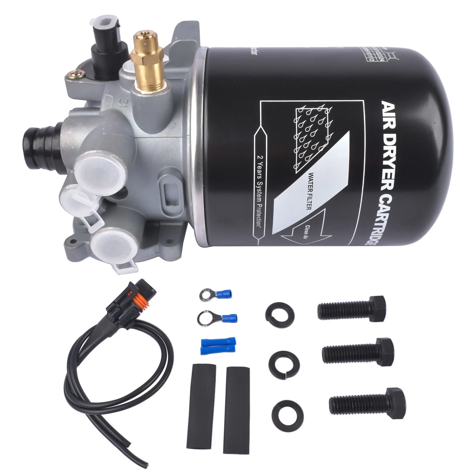 12V DC Air Dryer Kit for Volvo Freightliner Kenworth Peterbilt