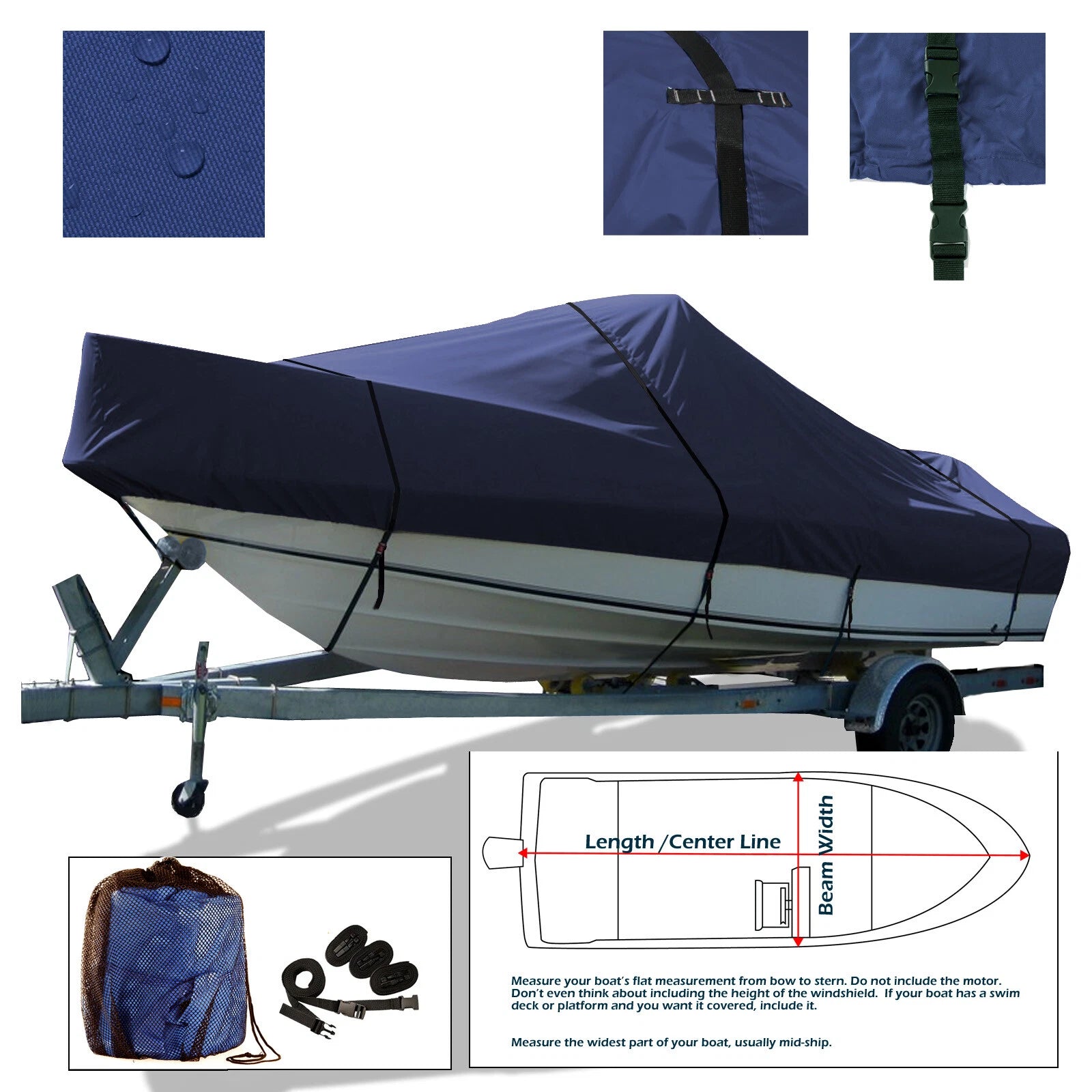 Boat storage cover for Wellcraft 236E (Pro)