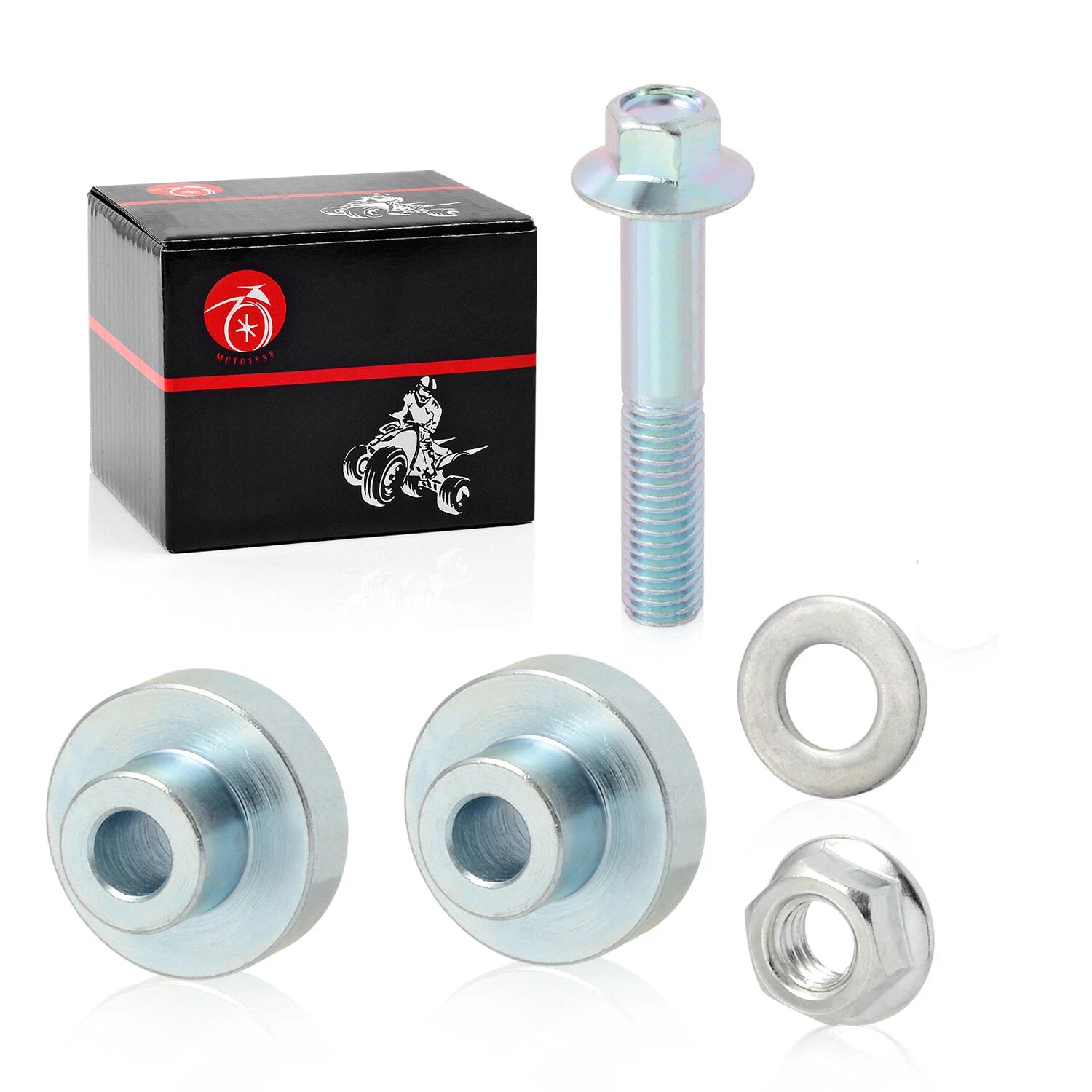 Rear Shock Upper Bushing Bolt & Nut Conversion Kit for Yamaha Blaster (1988-2006)