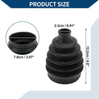 Outer CV Joint Boot Kit w/ Clamps for Hyundai Santa Fe (2001–2012)