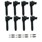 Set of 8 Ignition Coils & Iridium Spark Plugs for Audi A8 Quattro (2010–2017)
