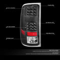 Full LED Tail Brake Light Stop Lamps for GMC Sierra 1500 2500 HD (2007–2014)