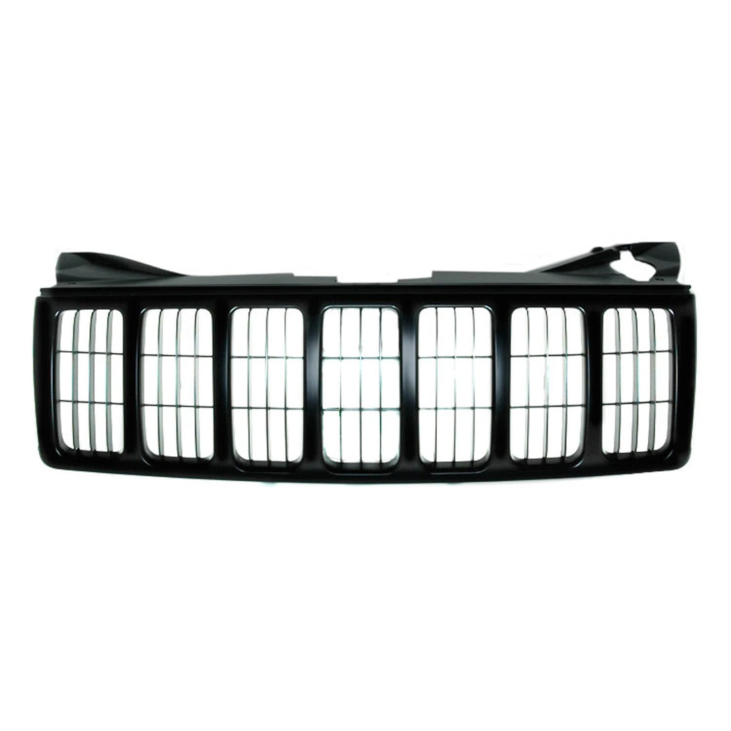 Replacement Black Ready to Paint Grille For 2005-2007 Jeep Grand Cherokee