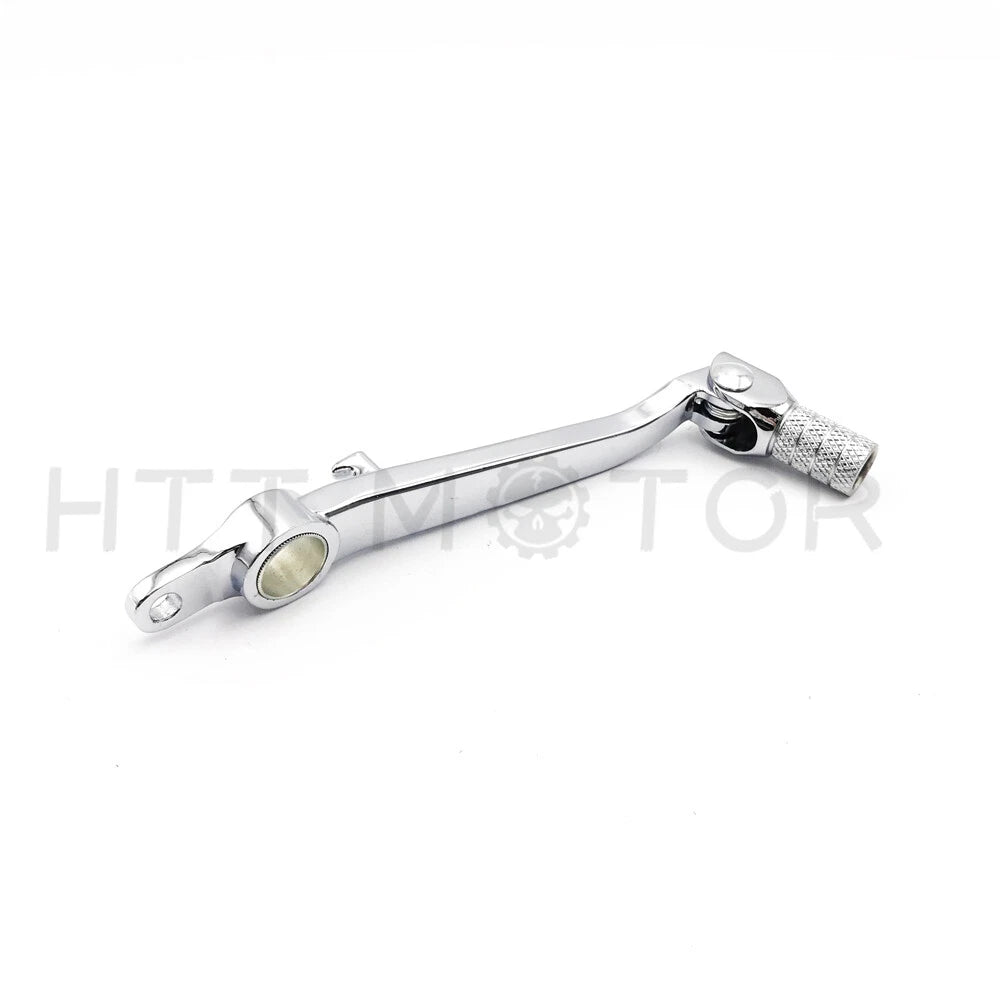 Chrome Foldable Brake Shift Pedal for Kawasaki ZX6R 636 (2003–2004)