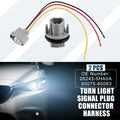 Set of 2 Turn Light Signal Plug Connector Harness 26243-5HA0A for Nissan