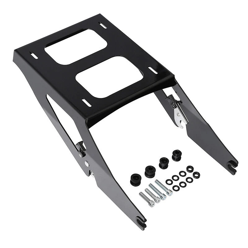 Chrome/Black Mounting Rack for Harley Softail Sport Glide FLSB (2018–2022)