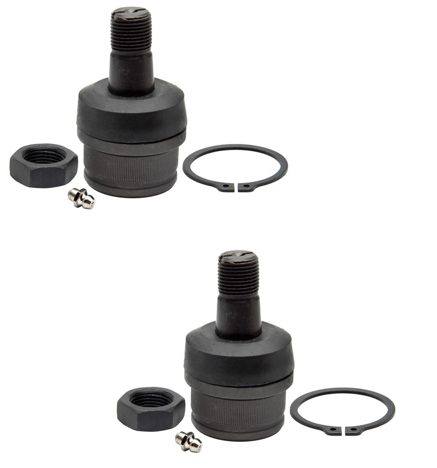 Set of 2 Front Lower Suspension Ball Joints for Chevy Dodge Ford (4WD)