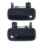 2 x Front Left + Right Door Handle Outer Black for Toyota Hilux (1997–2005)