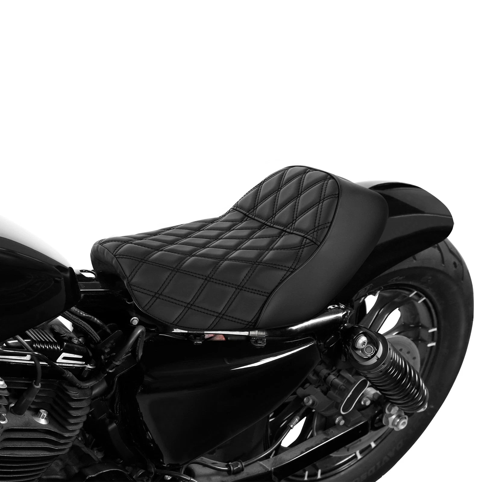 Solo Seat for Harley Sportster Iron 883 1200 48 72 (2010–2022)