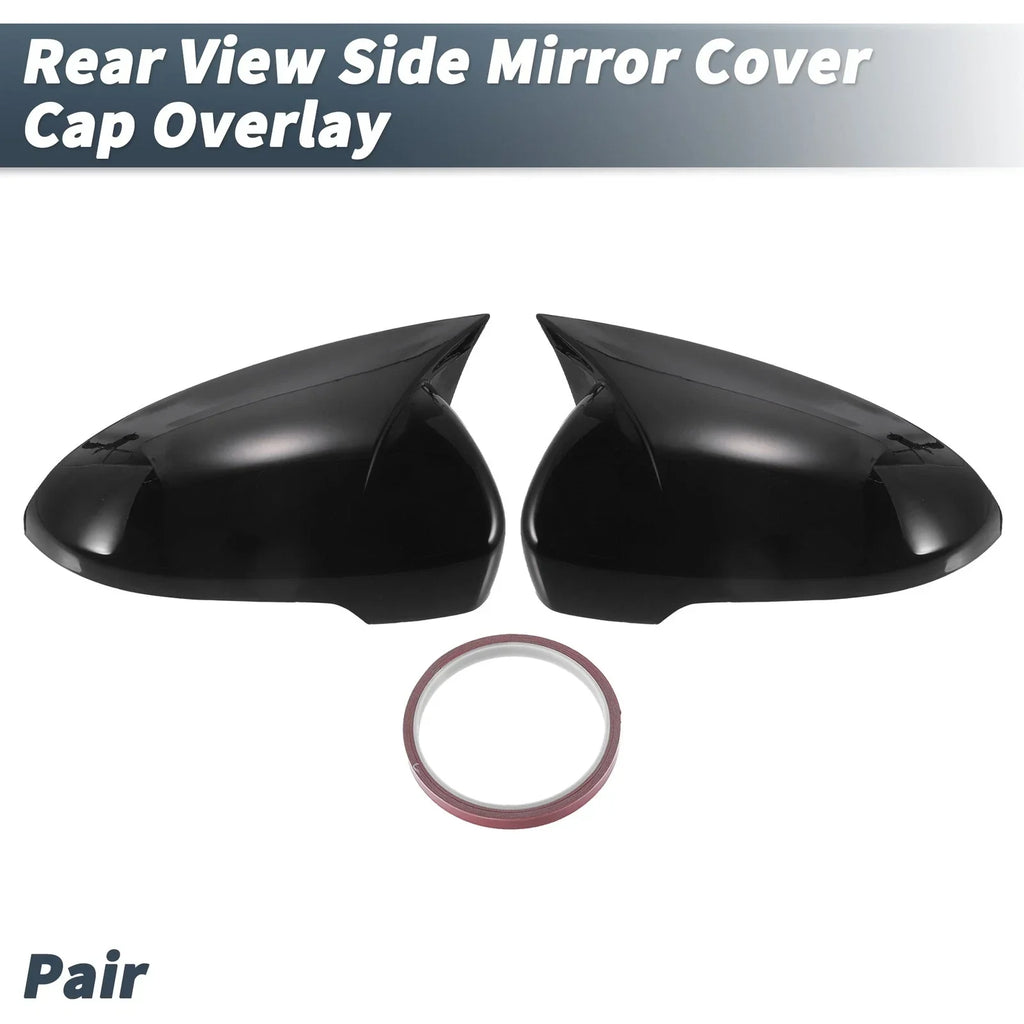 Rearview Mirror Cover Overlay Gloss Black for Hyundai Tucson (2015-2020)