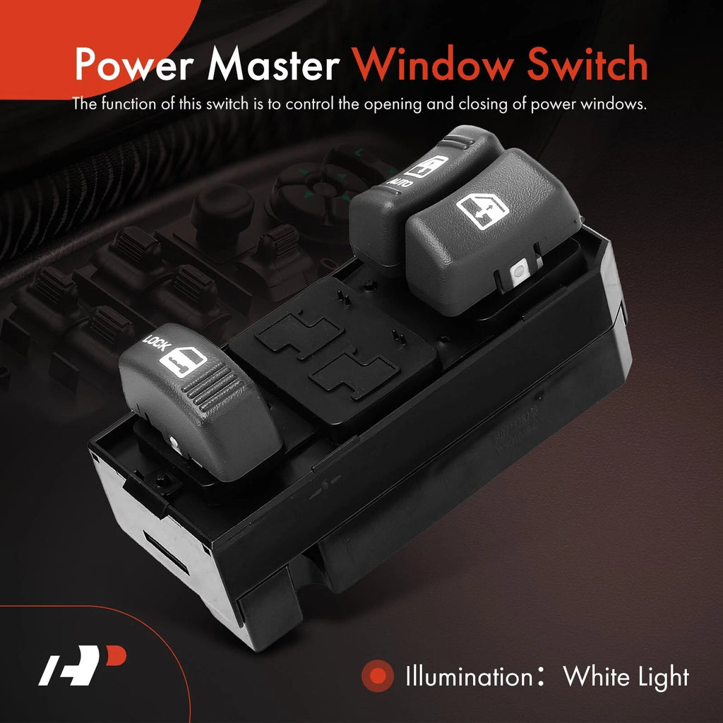 Front Left Power Window Switch for Chevrolet Tahoe, GMC Yukon (1996–1999)