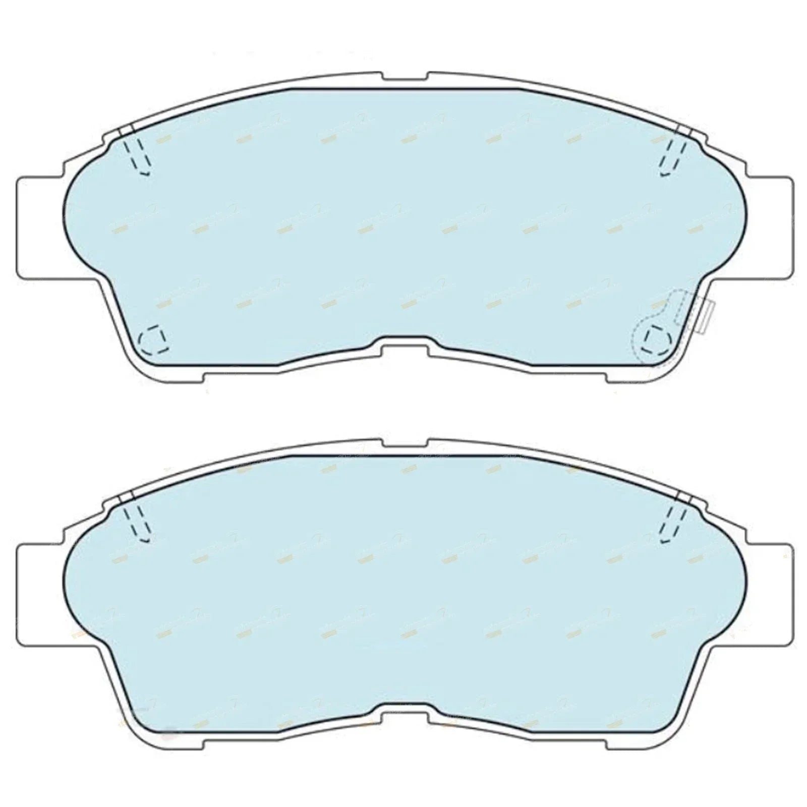 GCT Disc Brake Pad Set for Toyota RAV4 (1994–2000)