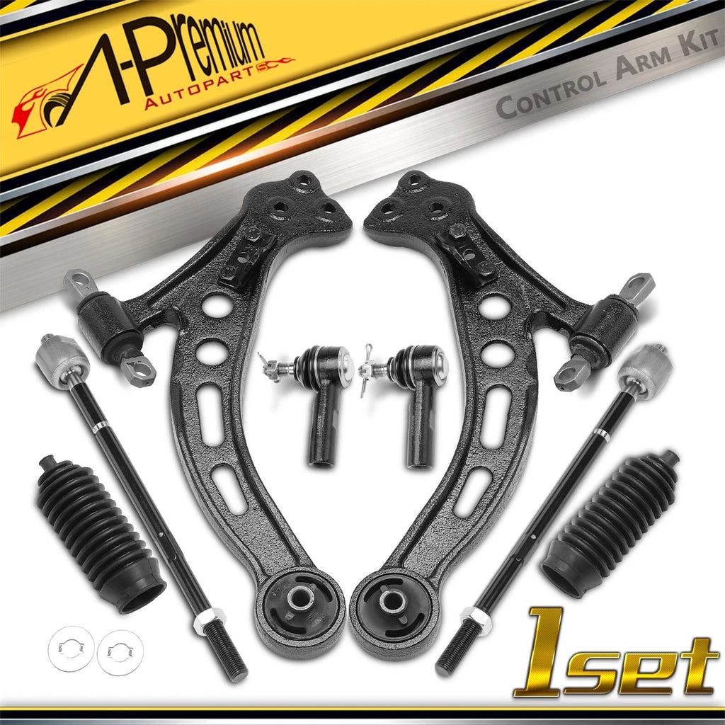 8x Front Control Arm & Tie Rod End for Toyota Camry/Avalon/Lexus ES300 (2002-2006)