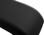 Leather Console Lid Armrest Cover for Infiniti FX35 (2003–2005) White Stitch