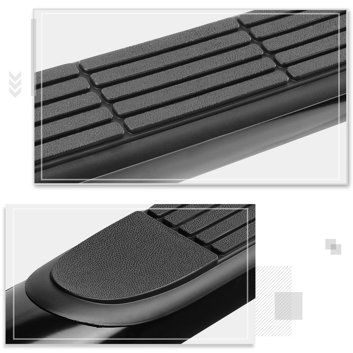 3" Round Step Nerf Bar Running Board for Ram 1500 Pickup Crew Cab (2019–2020)