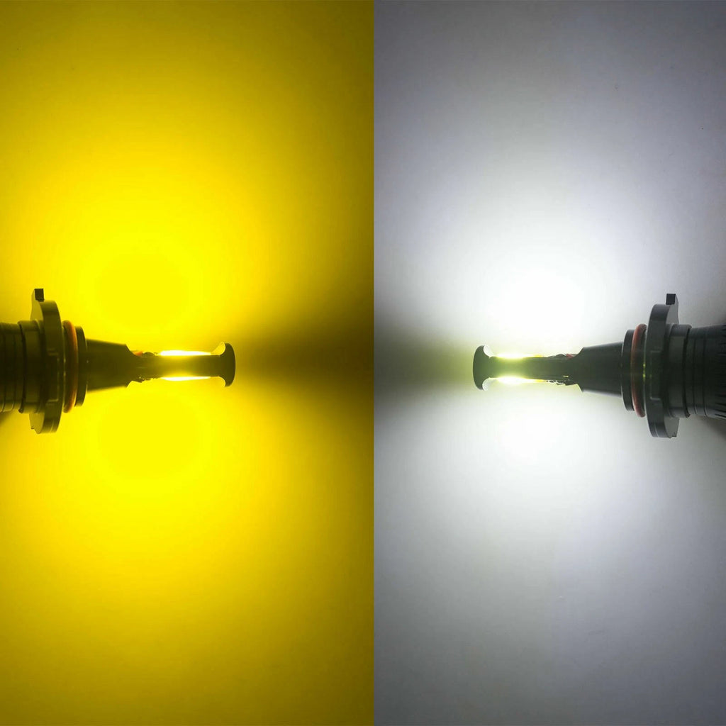 COB LED Bulb Fog Light Conversion Kit for 9005 9006 HB3 HB4 (2019-2024)