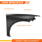 Steel Front Passenger Fender Panel for Cadillac XTS (2013–2019)