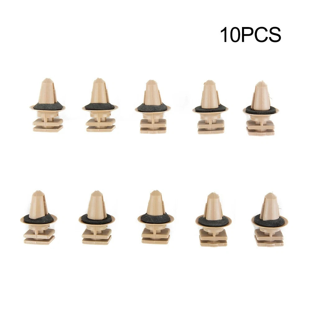 Set of 10 Plastic Clips for Trims on Sill & Door Entrance