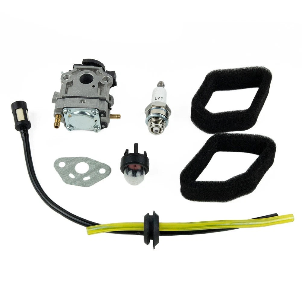 Carburetor Kit with Air Filter & Fuel Line for RLTGM25CS RBCGM25BB