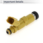 Fuel Injector No. 23209-22030 for Toyota Matrix 1.8L (2003–2005) 1 Pc Yellow