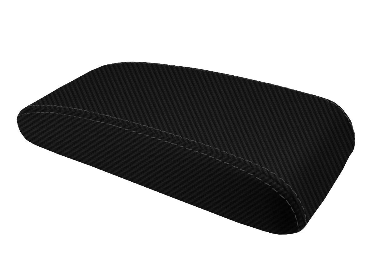 Console Lid Armrest Cover for Toyota 4Runner (1996–2002) Carbon Fiber Black