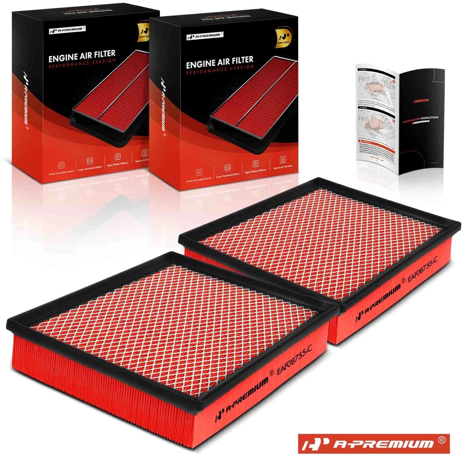 2X Performance Engine Air Filter for Chevrolet Silverado 1500 