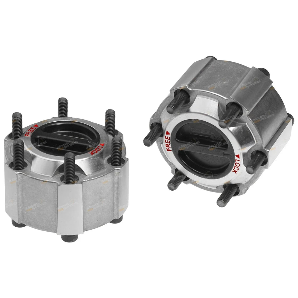Alloy Free Locking Wheel Hub Set for Navara Pathfinder Terrano D21 D22 4X4