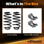 Rear 3" Lowering Spring for Escalade Yukon Avalanche (2000–2006) 2WD 4WD