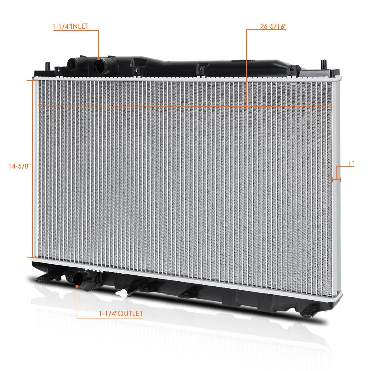 OE Replacement Aluminum Core Radiator for Honda Civic (2006–2011) DPI-2922