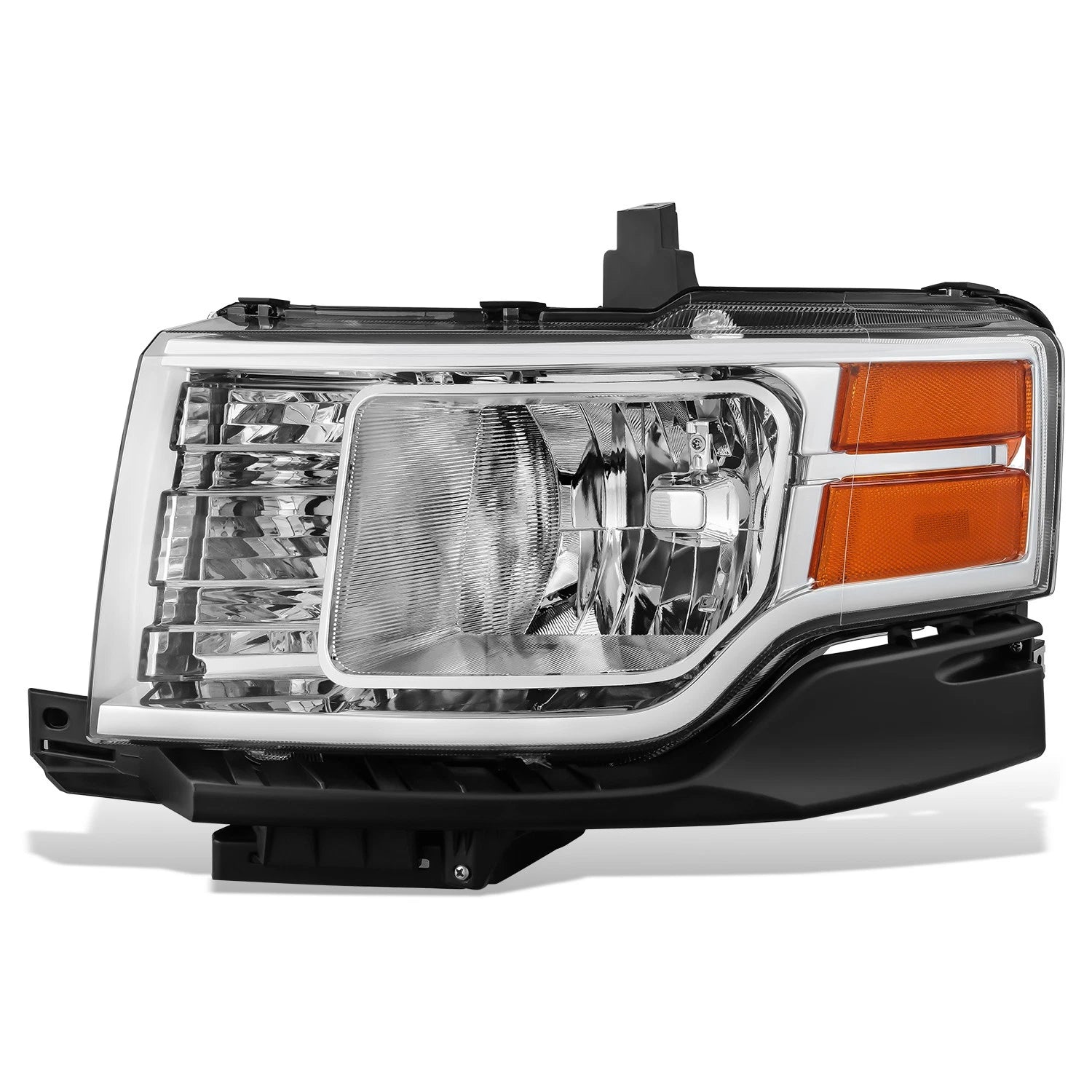 Driver Left Chrome Housing Amber Corner Headlight for Ford Flex (2009–2012)