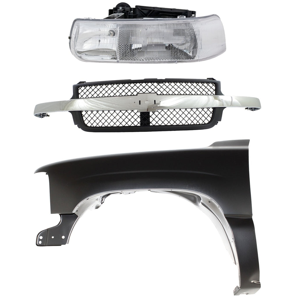 Driver Left Side Fender Quarter Panel for Chevy Silverado 2500 HD
