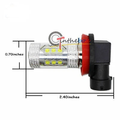 2pc Blue LED Fog Lights for Chevrolet Camaro (2014–2015)