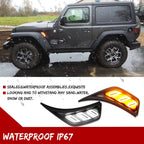 Front Fender Side Marker Light for Jeep Wrangler JL (2018–2024)