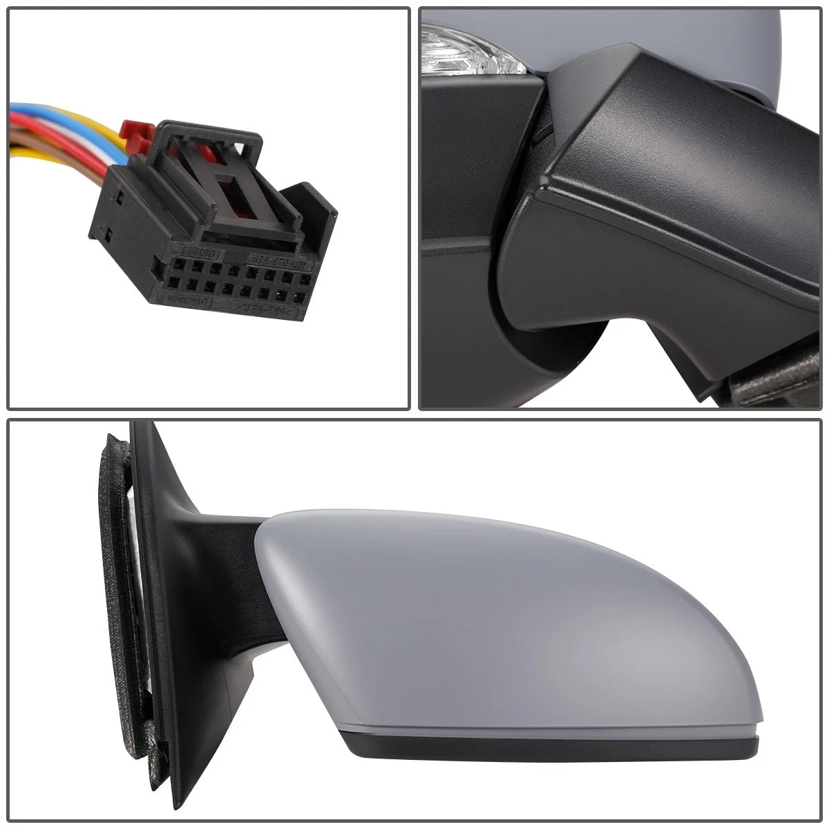 Power Heated Passenger Side Door Mirror for Volkswagen Passat (2012) VW1321155