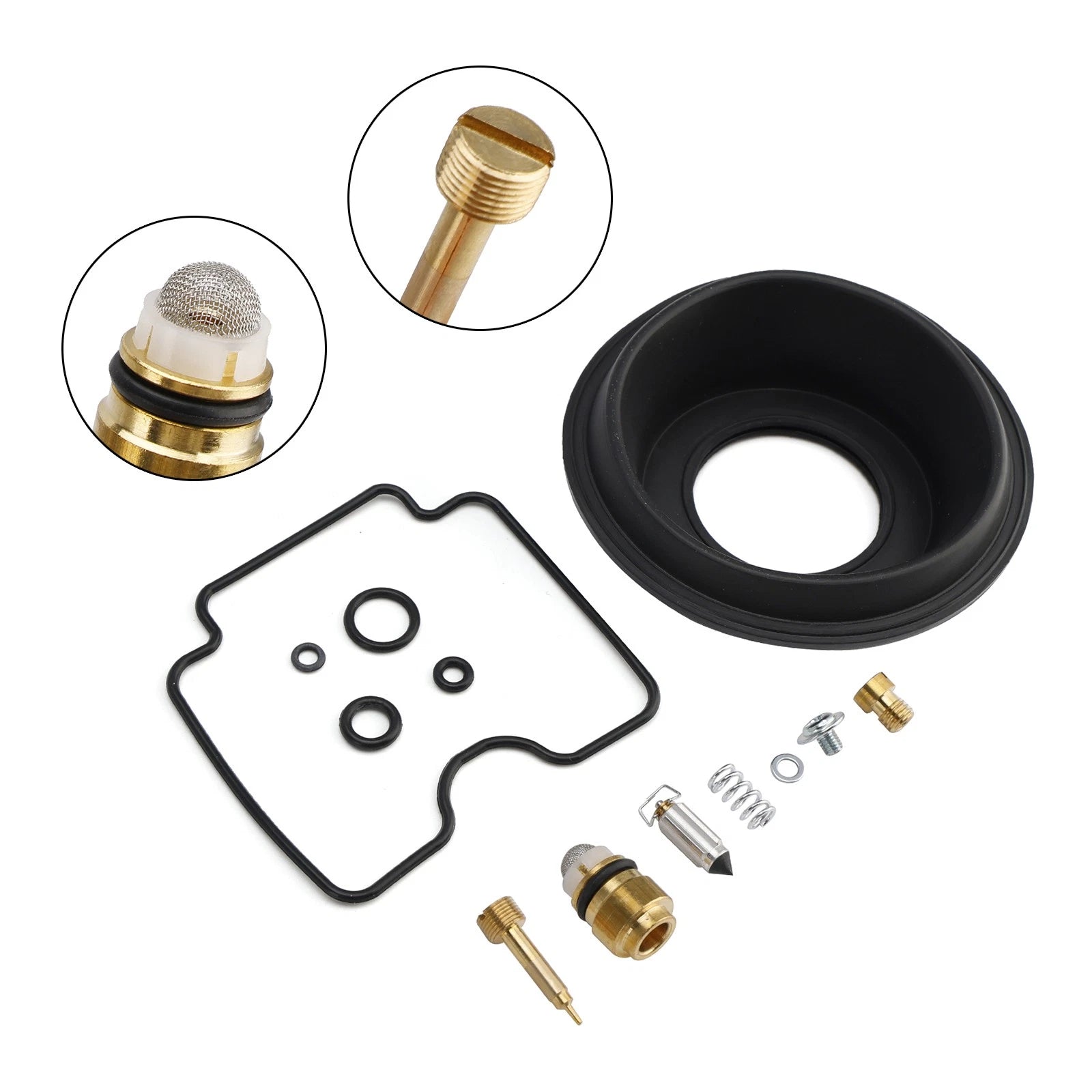 Set of 1 Carburetor Rebuild Repair Kit for Yamaha FAZER FZ-1 FZS1000 (2001–2005)