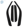 Set of 4 Window Visors for Ford F250 F350 F450 Super Duty (1999–2016)