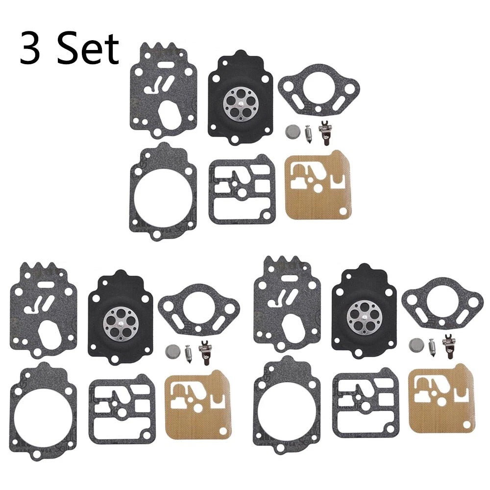 Set of 3 Carburetor Gasket Rebuild Kit for Stihl 034 038AV (1978–1990)
