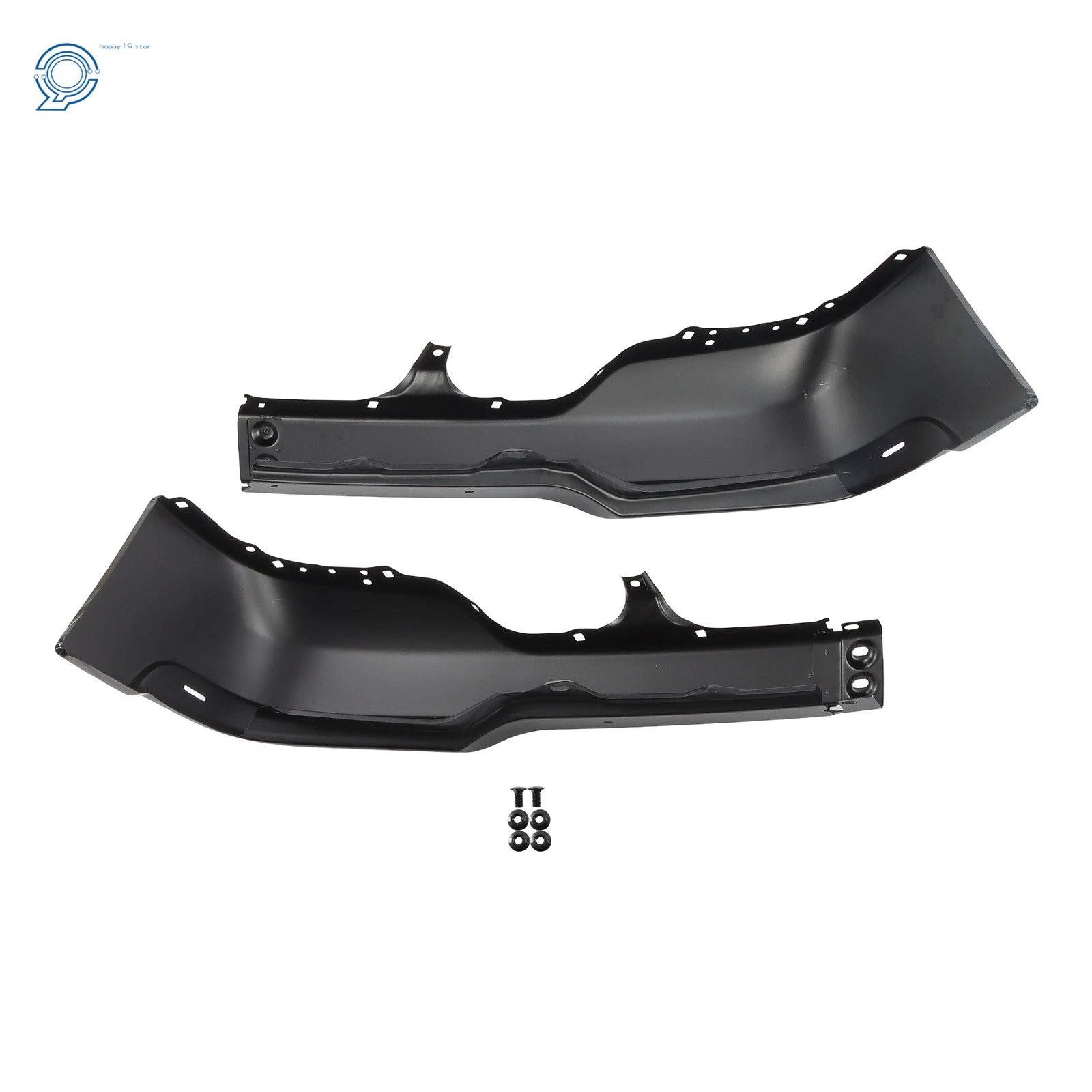 Black Split Front Bumper for GMC Sierra 1500/2500/3500 (1999–2002) Yukon (2000–2006)