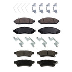 Set of 4 Ceramic Brake Pads for Nissan Frontier (2005–2019)