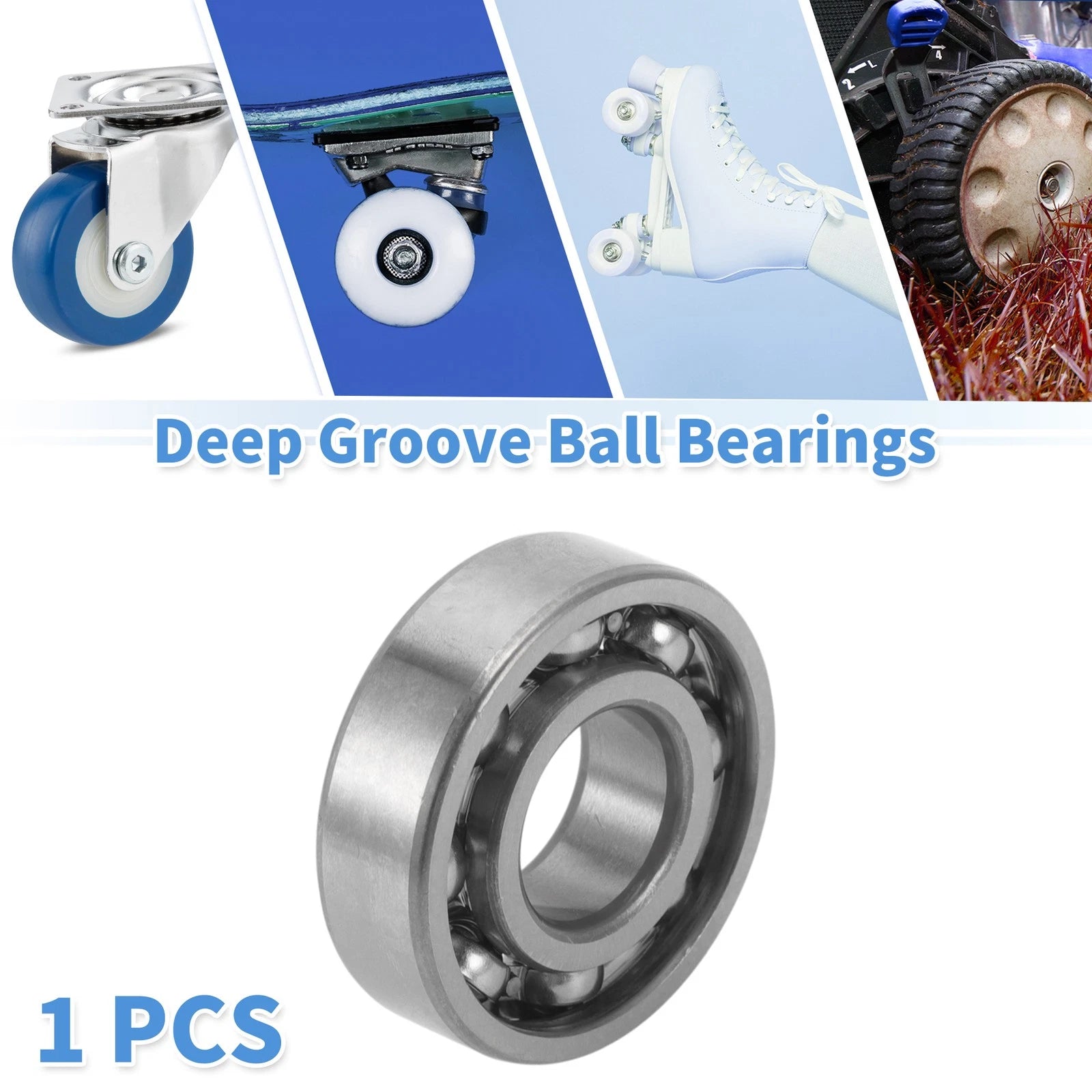 6204 Deep Groove Ball Bearings for Scooter Skateboard Wheel (20x47x14mm)