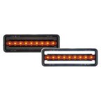 2X Switchback LED Clear Front Parking Signal Lights for Ford F100 F150 F250 F350