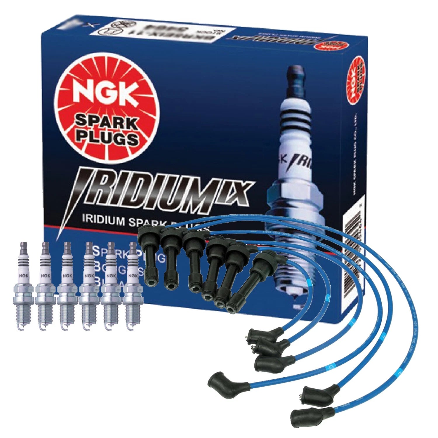 Set of 6 NGK Iridium IX Spark Plugs for Dodge Mitsubishi 3.0 V6