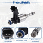Set of 4 Fuel Injector Nozzles for Hyundai Accent 1.6L (2012–2017) NO.353102B130