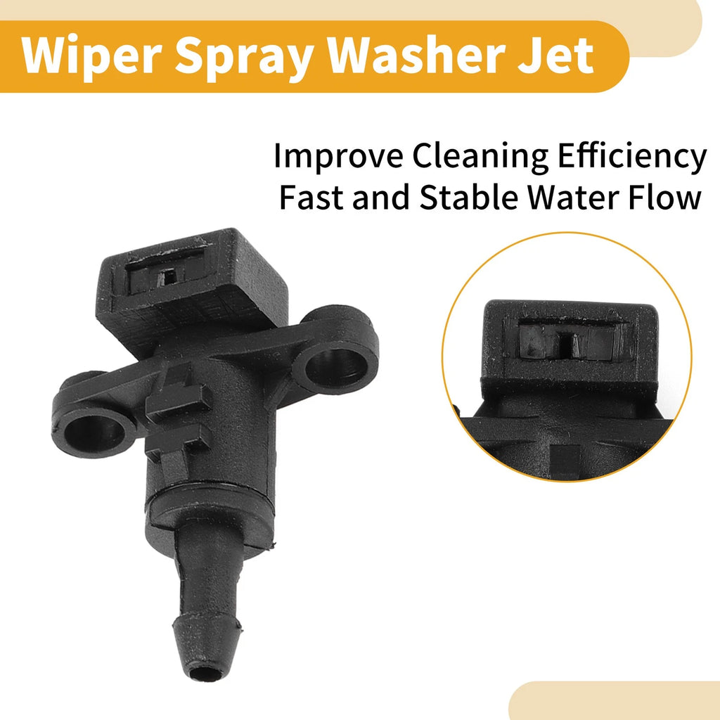 Set of 2 Front Windshield Washer Nozzles for Kia Ceed (2011–2018) & Rio (2011–2017)