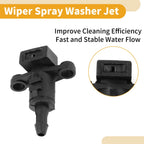 Set of 2 Front Windshield Washer Nozzles for Kia Ceed (2011–2018) & Rio (2011–2017)