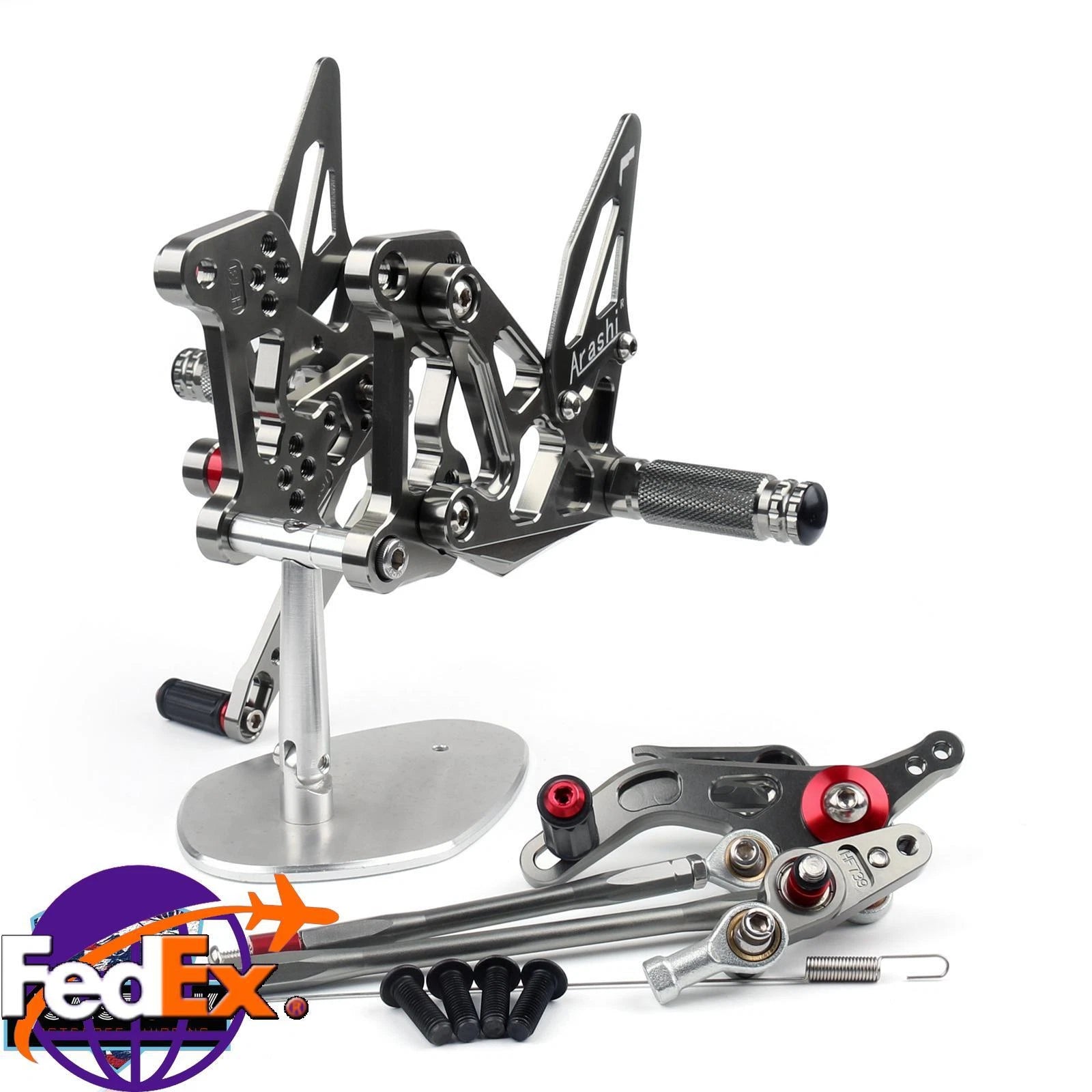 CNC Adjustable Rearset Foot Rest Pegs for MV Agusta F3 (2012–2016)