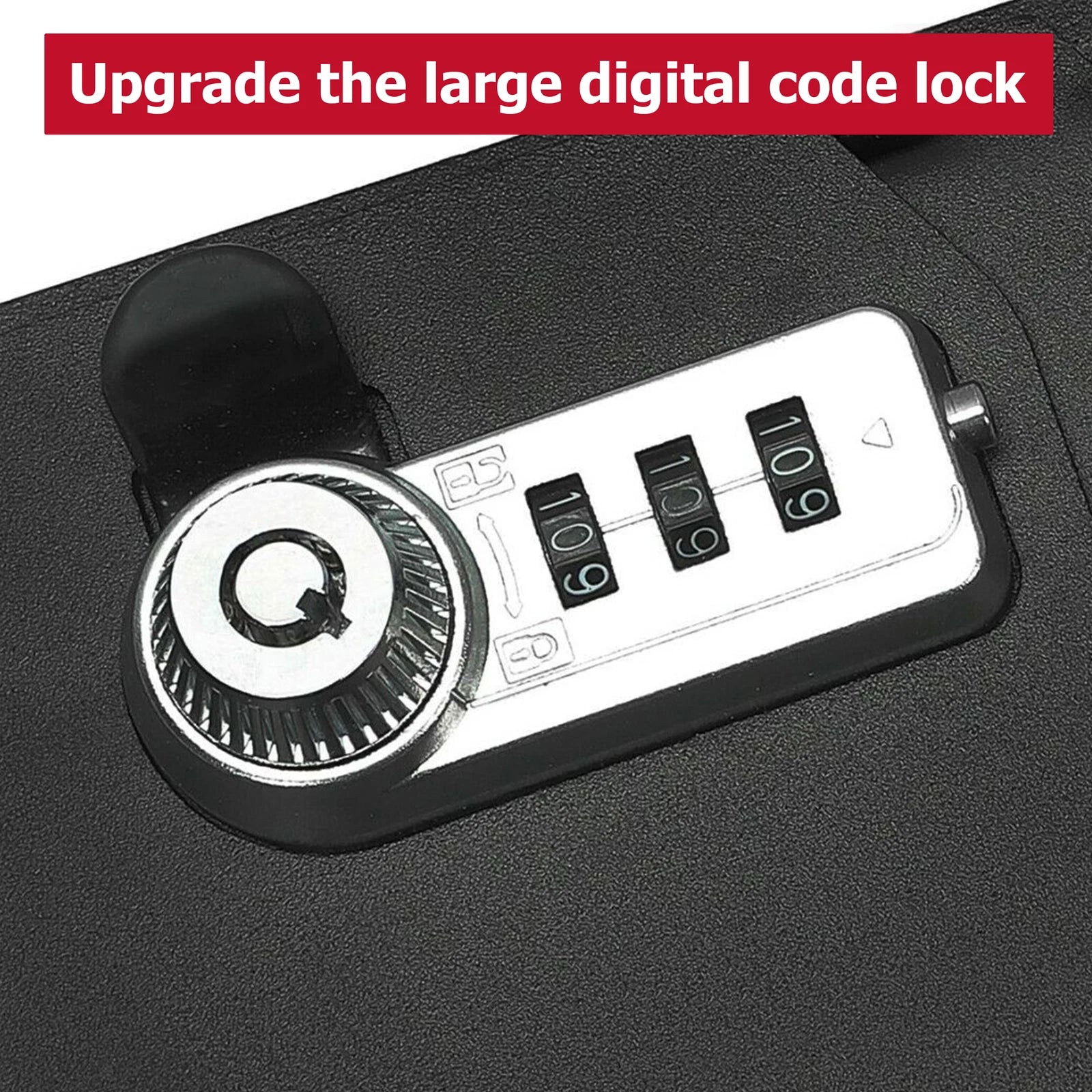 Console Safe Storage Vault w/ 3-Digit Lock for Ford F150/Raptor (2009–2014)