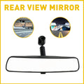 8" Flat Stick-on Rear View Mirror for Universal Fit
