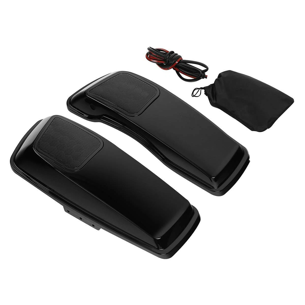 Hard Saddlebag Lid Speaker Cutout Grill for Harley Road Glide (2014–2023)