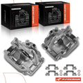 2X Rear Brake Caliper with Bracket for Silverado Sierra 1500 (2007–2018)